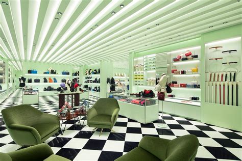 prada store interior.